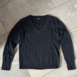 Nautica Black V-Neck Men's Sweater